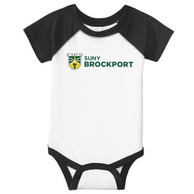 Suny Brockport Golden Eagles Torch Logo Infant Baby Jersey Bodysuit