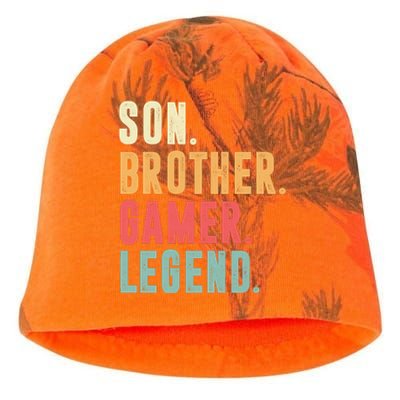 Son Brother Gamer Legend Gift Kati - Camo Knit Beanie