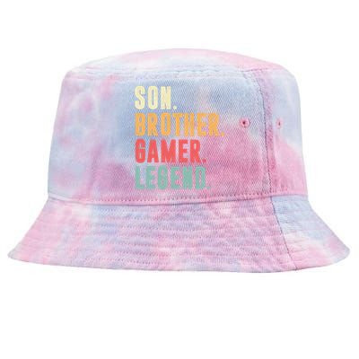 Son Brother Gamer Legend Gift Tie-Dyed Bucket Hat