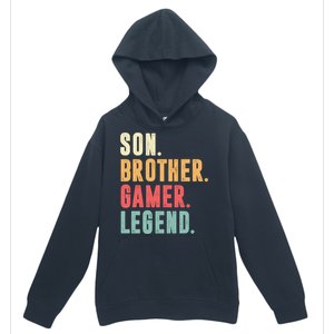 Son Brother Gamer Legend Gift Urban Pullover Hoodie