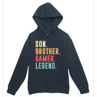 Son Brother Gamer Legend Gift Urban Pullover Hoodie