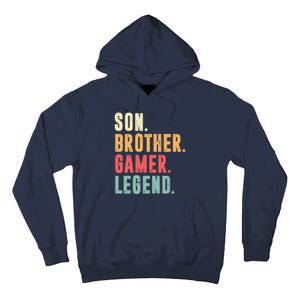 Son Brother Gamer Legend Gift Tall Hoodie