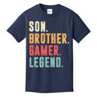 Son Brother Gamer Legend Gift Kids T-Shirt