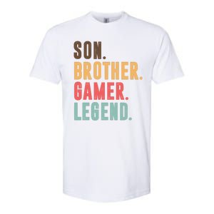 Son Brother Gamer Legend Gift Softstyle CVC T-Shirt