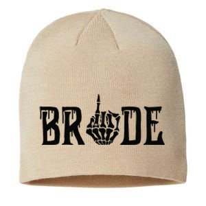 Spooky Bride Groom Gothic Halloween Wedding Matching Sustainable Beanie