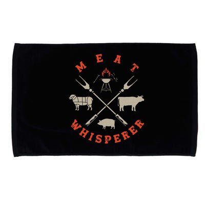 Smoked BBQ Grilling Meat Smoking Meat Whisperer Barbecue Microfiber Hand Towel