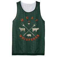 Smoked BBQ Grilling Meat Smoking Meat Whisperer Barbecue Mesh Reversible Basketball Jersey Tank