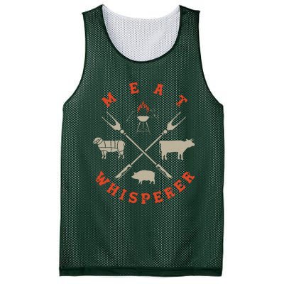 Smoked BBQ Grilling Meat Smoking Meat Whisperer Barbecue Mesh Reversible Basketball Jersey Tank