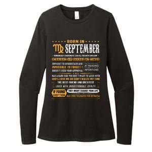 September Birthday Gifts Born In September Virgo Womens CVC Long Sleeve Shirt