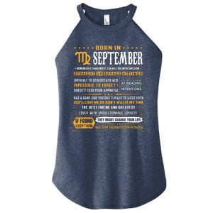 September Birthday Gifts Born In September Virgo Women's Perfect Tri Rocker Tank