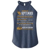 September Birthday Gifts Born In September Virgo Women's Perfect Tri Rocker Tank