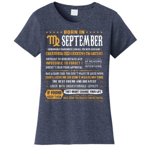 September Birthday Gifts Born In September Virgo Women's T-Shirt