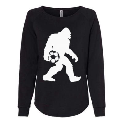 Sasquatch Bigfoot Goalkeeper Funny Soccer Womens California Wash Sweatshirt