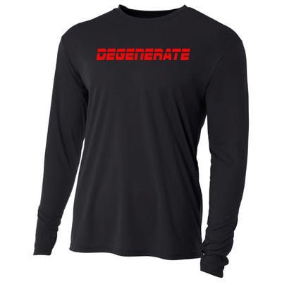 Sports Betting Gambling Funny Degenerate Gambler Gift Idea Cooling Performance Long Sleeve Crew