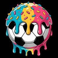 Soccer Boy Girl Ice Cream Soccer Drip Backpack