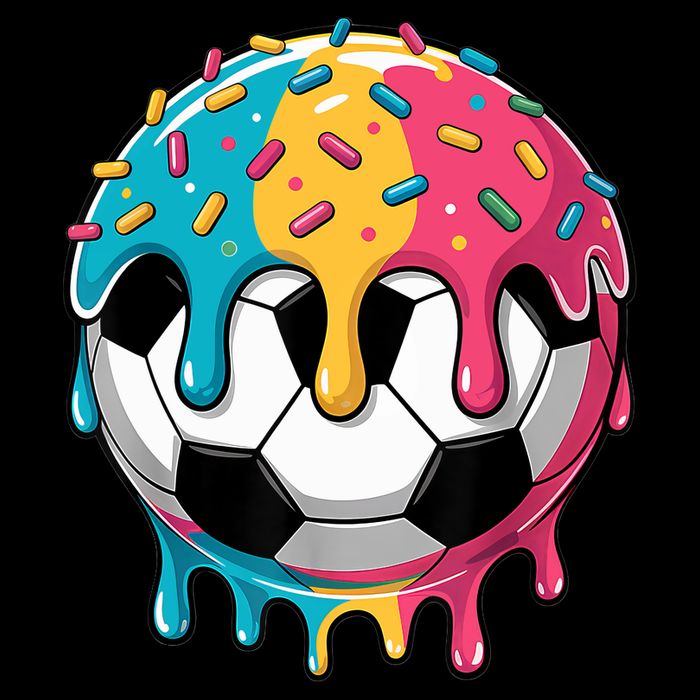 Soccer Boy Girl Ice Cream Soccer Drip Backpack