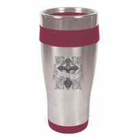 Saved By Grace Christian Graphic Design Gothic Cross 16oz Travel Tumbler
