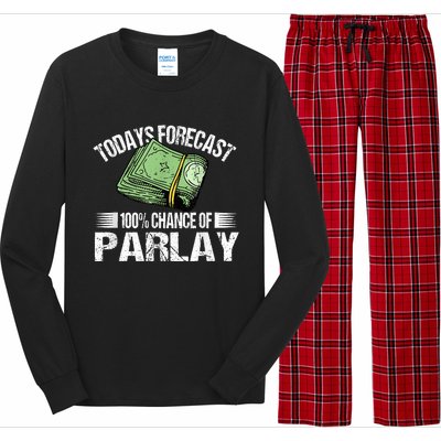 Sports Betting Gambling Design For A Sports Betting Expert Long Sleeve Pajama Set