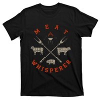 Smoked Bbq Grilling Meat Smoking Meat Whisperer Barbecue T-Shirt