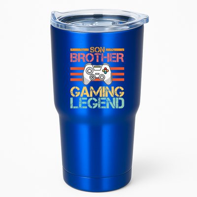 Son Brother Gaming Legend Gamer Family Gaming Brothers Gift Tumbler