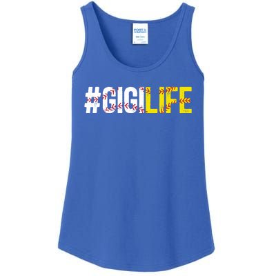 Softball Baseball Gigi Life Baseball Softball Gigi Grandma Funny Gift Ladies Essential Tank