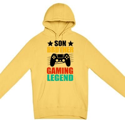 Son Brother Gaming Legend Premium Pullover Hoodie