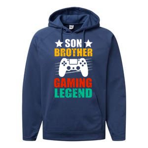 Son Brother Gaming Legend Performance Fleece Hoodie