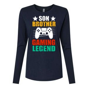 Son Brother Gaming Legend Womens Cotton Relaxed Long Sleeve T-Shirt