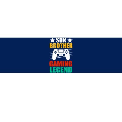 Son Brother Gaming Legend Bumper Sticker