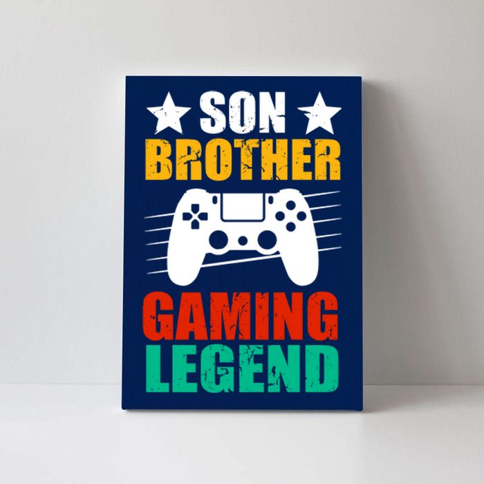 Son Brother Gaming Legend Canvas