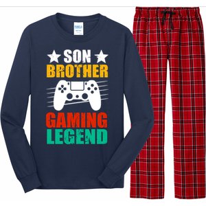 Son Brother Gaming Legend Long Sleeve Pajama Set