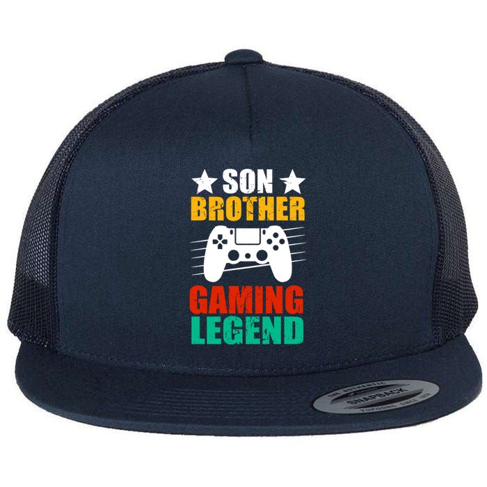 Son Brother Gaming Legend Flat Bill Trucker Hat