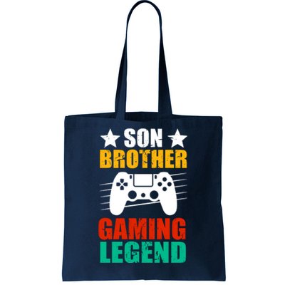 Son Brother Gaming Legend Tote Bag