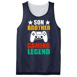 Son Brother Gaming Legend Mesh Reversible Basketball Jersey Tank