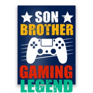 Son Brother Gaming Legend Poster