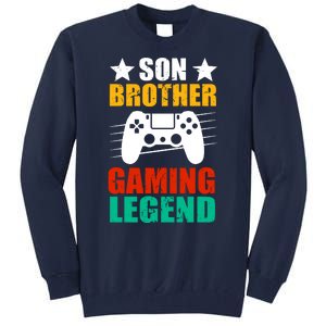 Son Brother Gaming Legend Tall Sweatshirt