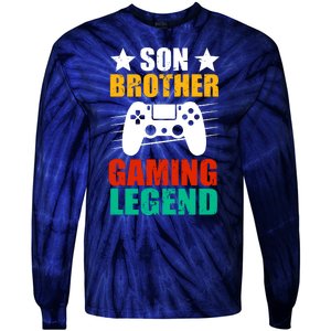 Son Brother Gaming Legend Tie-Dye Long Sleeve Shirt