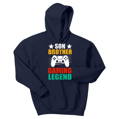 Son Brother Gaming Legend Kids Hoodie