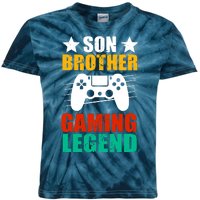 Son Brother Gaming Legend Kids Tie-Dye T-Shirt