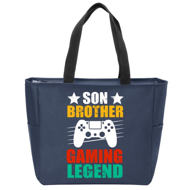 Son Brother Gaming Legend Zip Tote Bag