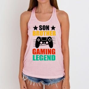 Son Brother Gaming Legend Women's Knotted Racerback Tank