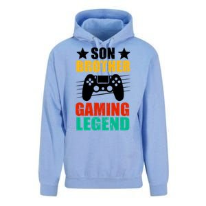 Son Brother Gaming Legend Unisex Surf Hoodie