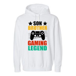 Son Brother Gaming Legend Garment-Dyed Fleece Hoodie