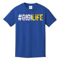 Softball Baseball Gigi Life Baseball Softball Gigi Grandma Gift Kids T-Shirt