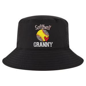 Softball Baseball Granny Leopard Mothers Day Gifts Cool Comfort Performance Bucket Hat