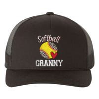 Softball Baseball Granny Leopard Mothers Day Gifts Yupoong Adult 5-Panel Trucker Hat