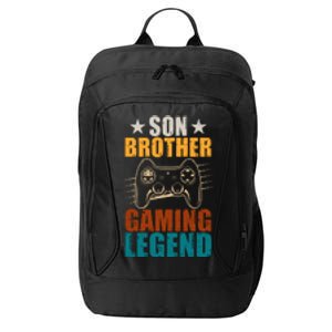 Son Brother Gaming Legend Gamer City Backpack