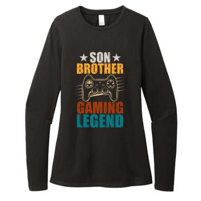 Son Brother Gaming Legend Gamer Womens CVC Long Sleeve Shirt