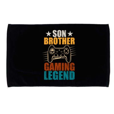 Son Brother Gaming Legend Gamer Microfiber Hand Towel