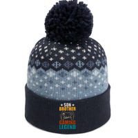 Son Brother Gaming Legend Gamer The Baniff Cuffed Pom Beanie